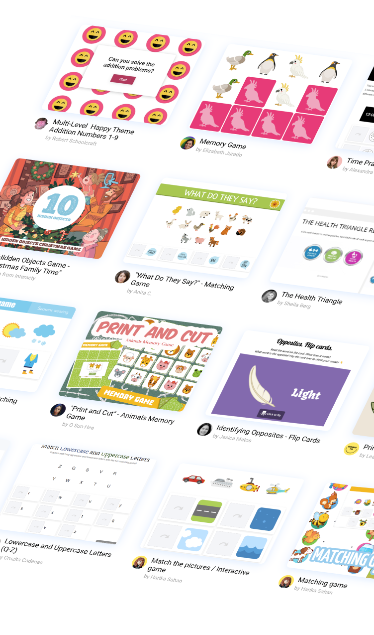 Community page poster with user projects