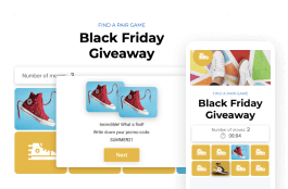 Example project and jump to the mechanics page "Найди одну пару"