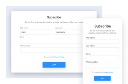 Example project and jump to the mechanics page "Лид-форма"