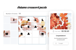 Example project and jump to the mechanics page "Пазл"