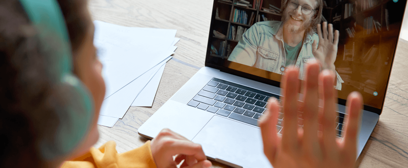 Photo of the remote lesson